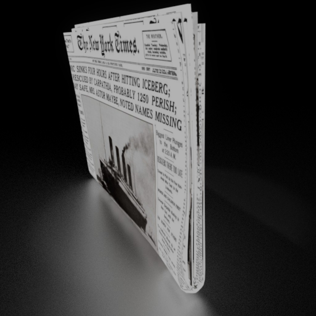 Folded Newspaper preview image 3
